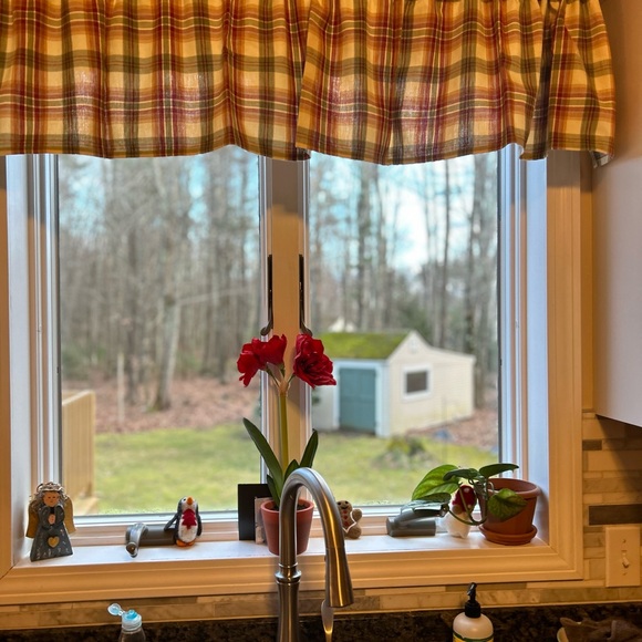 6 Kitchen Curtain Valances Country Print PARK DESIGN Dim. 69”L 14”W - Picture 8 of 8